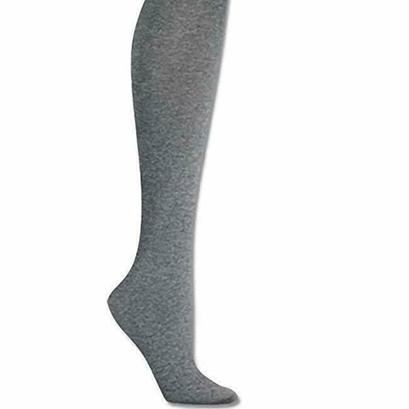 Brand NEW 2- Women's Hanes Gray Silky Melange Pantyhose Size EF - Picture 2 of 9